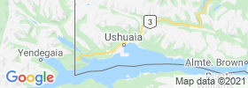 Ushuaia map